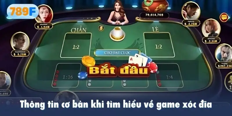 Thông tin cơ bản khi tìm hiểu về game xóc đĩa đổi thưởng 789F
